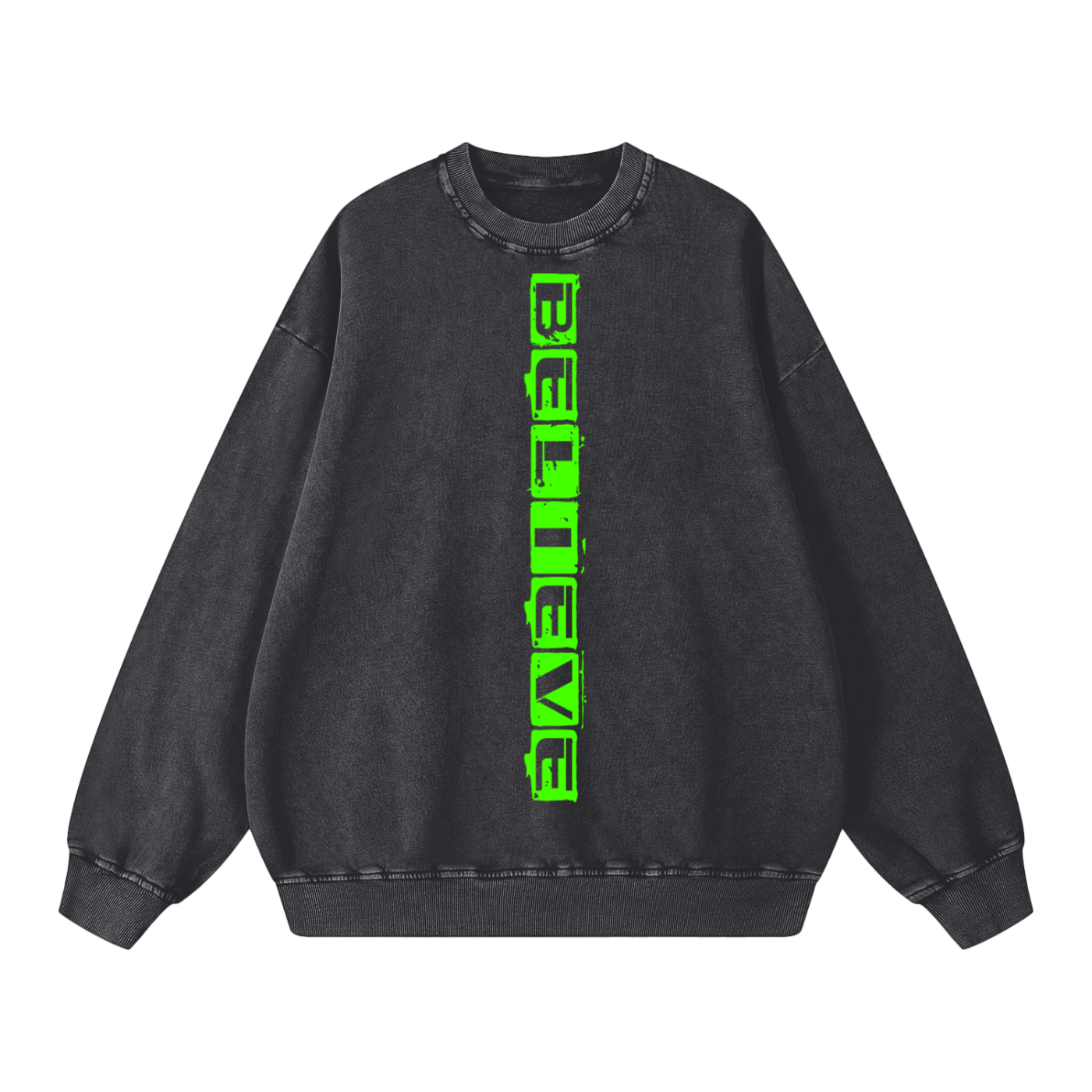 Snow Washed Oversized Sweatshirt